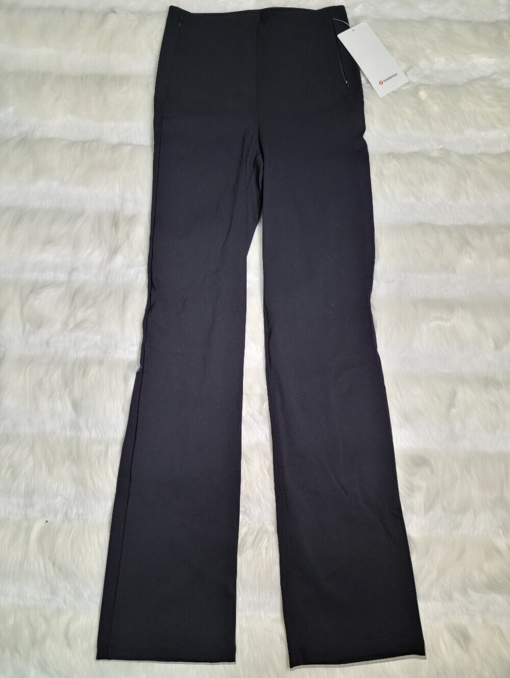Lululemon Smooth Fit Pull On High Rise Pants Black Size XS 4 NEW